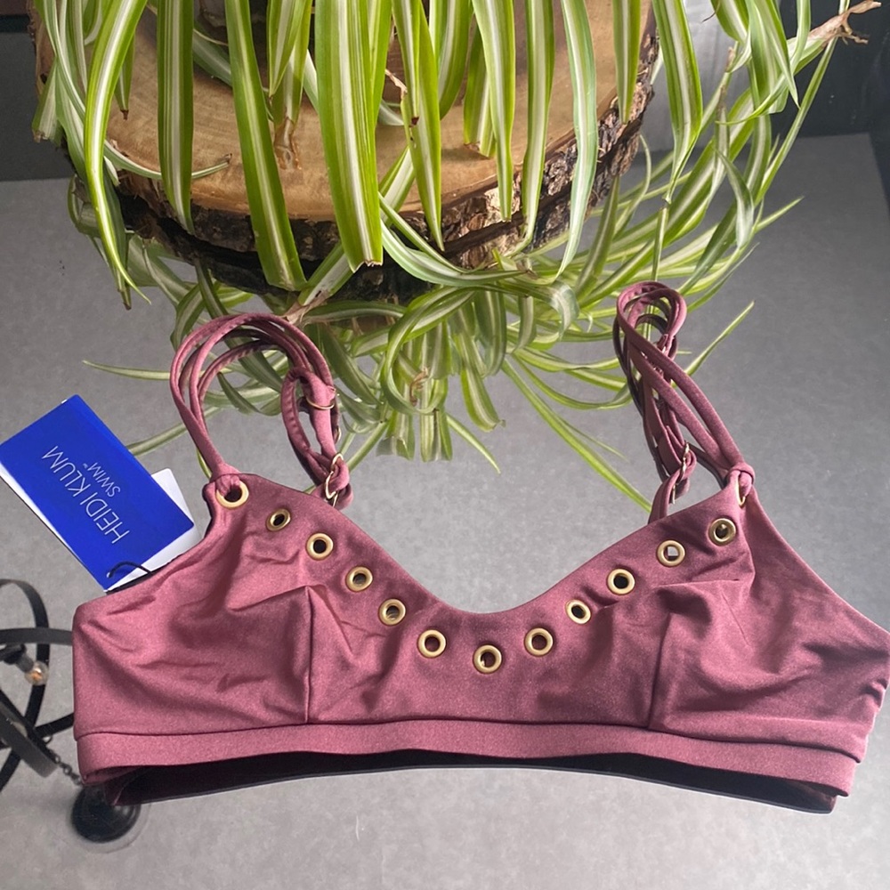 Heidi Klum Majestic Shimmer Bralette Swim Top